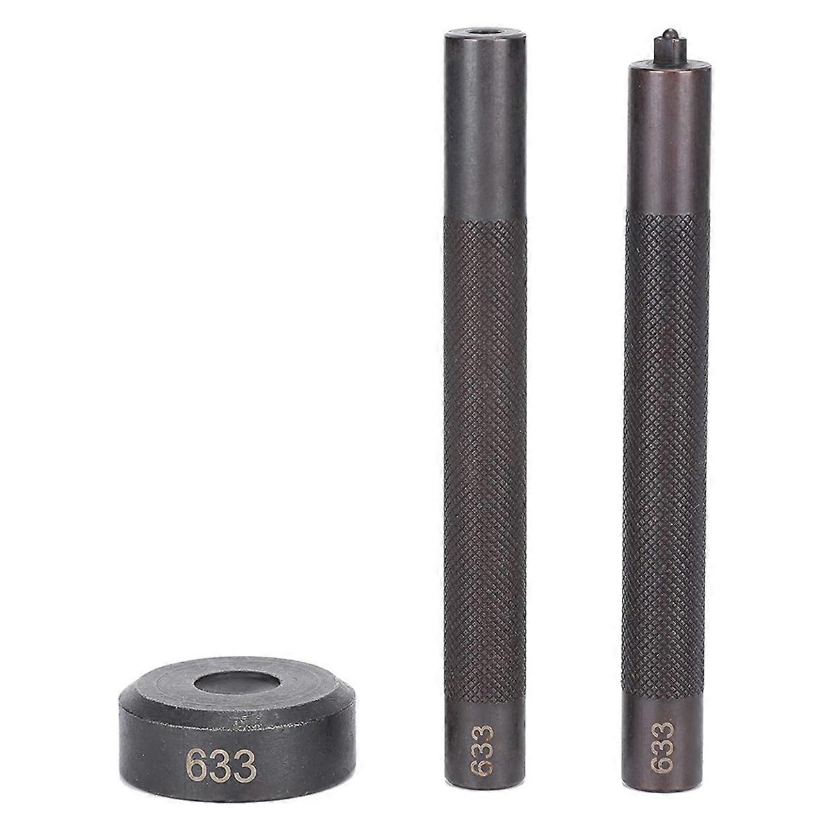 Leather Rivet Setter Tool Kit Anti Slip Snap Button Handcraft Tool Set DIY Accessories Button Mounting Rod Base