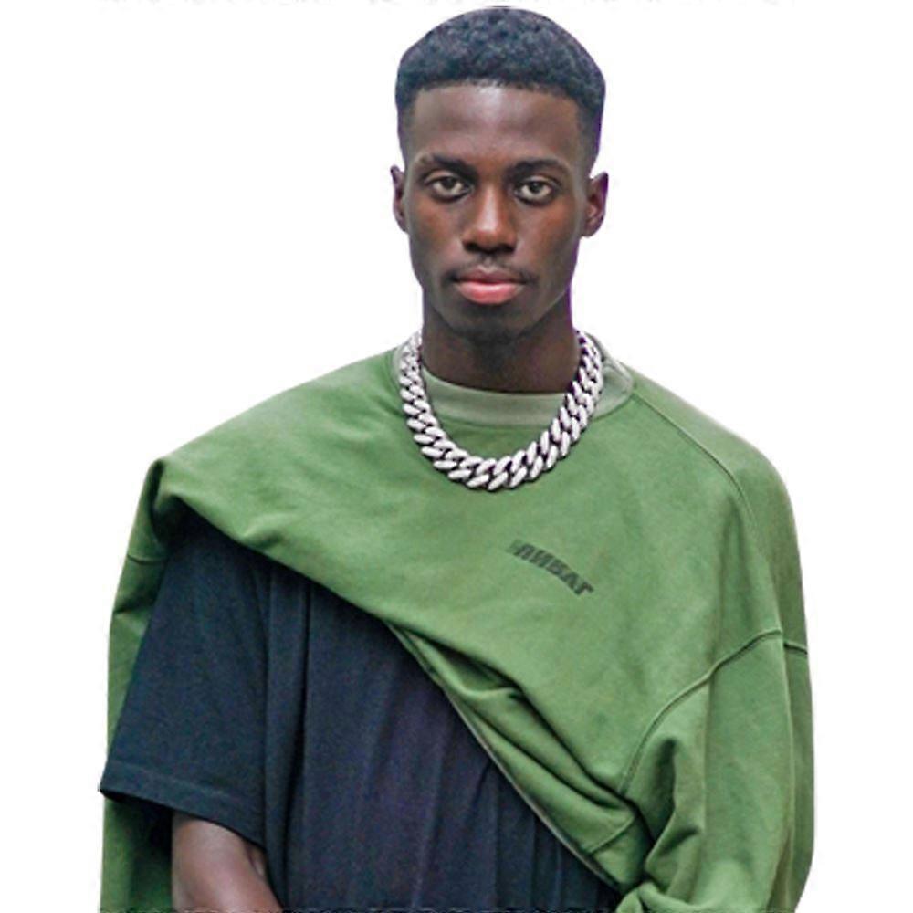 Timothy Tarpeh Weah (grüner Pullover) Halbkörper Buddy Ausschnitt