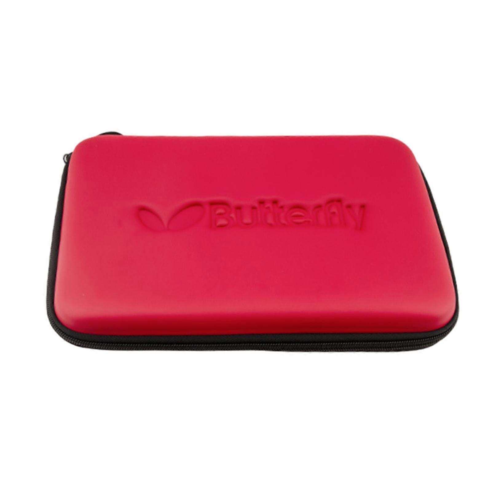 Table Tennis Racket Cover Square Ping-pong Paddles Case with Practical Wrist Strap Extra Padding for Enhanced Protection