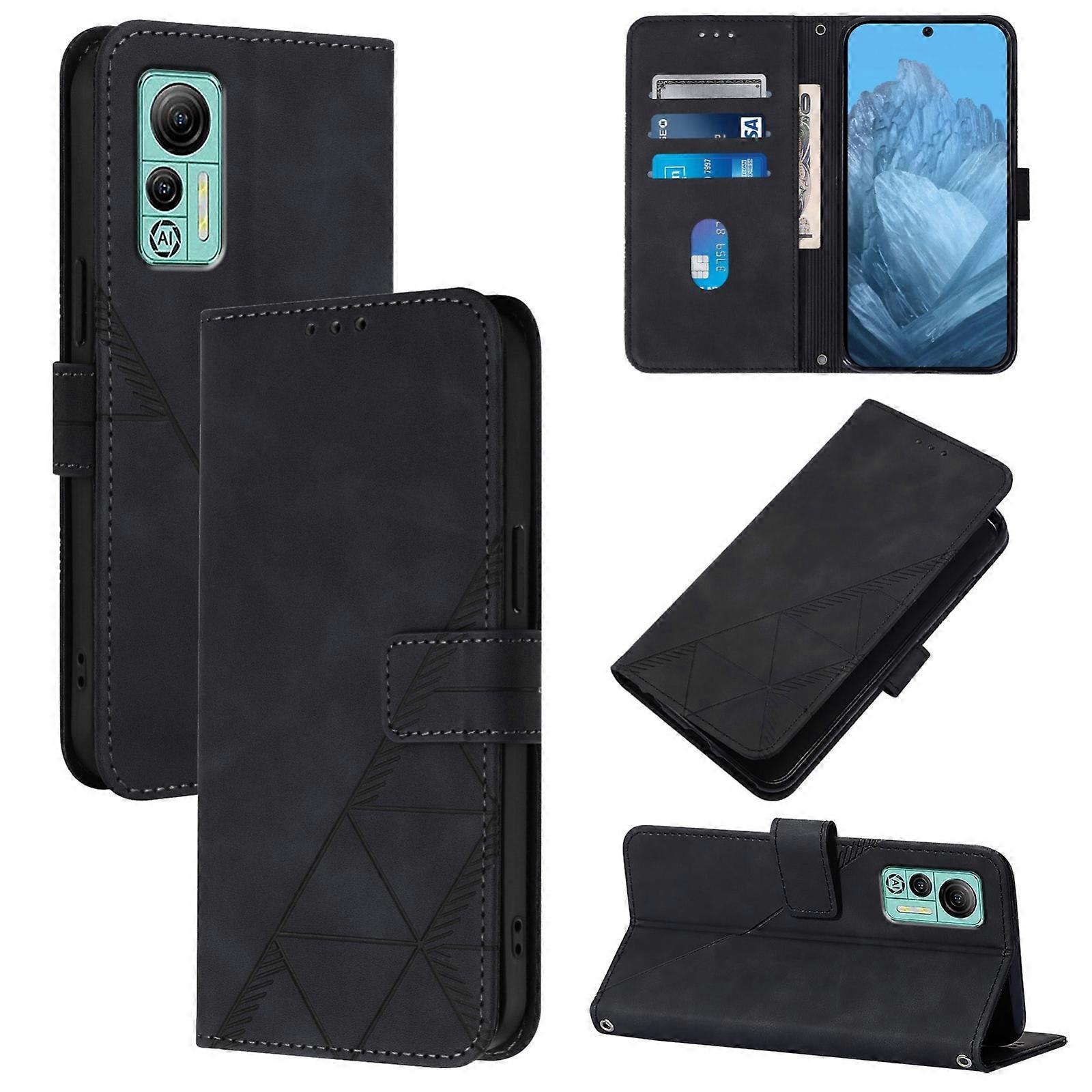 Crossbody 3D Embossed Flip Leather Phone Case For Ulefone Note 14