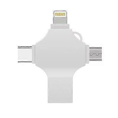 4-in-1 Multifunctional USB Flash Drive, Four Interfaces (256, GB)
