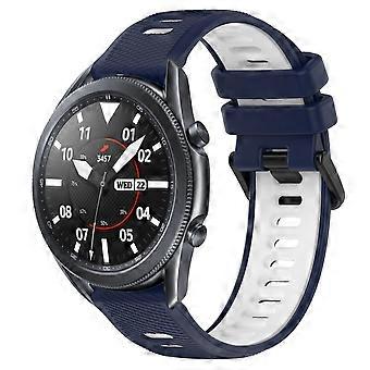 22mm sport tvåfärgat silikon klockband