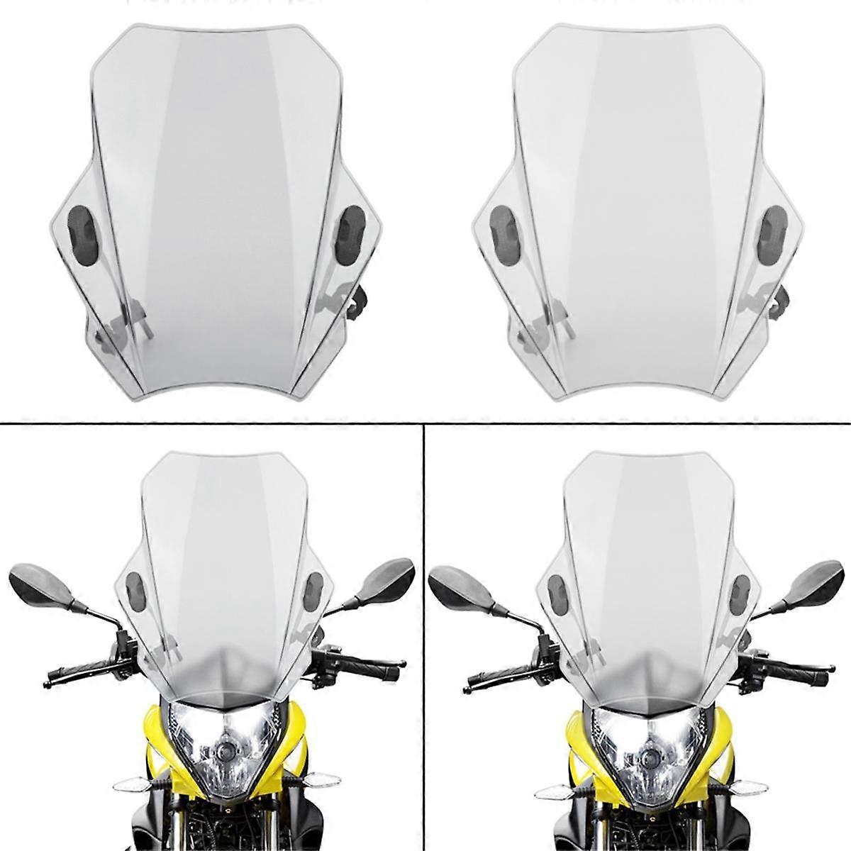 Parabrezza anteriore per MT07 MT09 CBR600RR CB1000R GXSR 600 750 40x37cm Trasparente