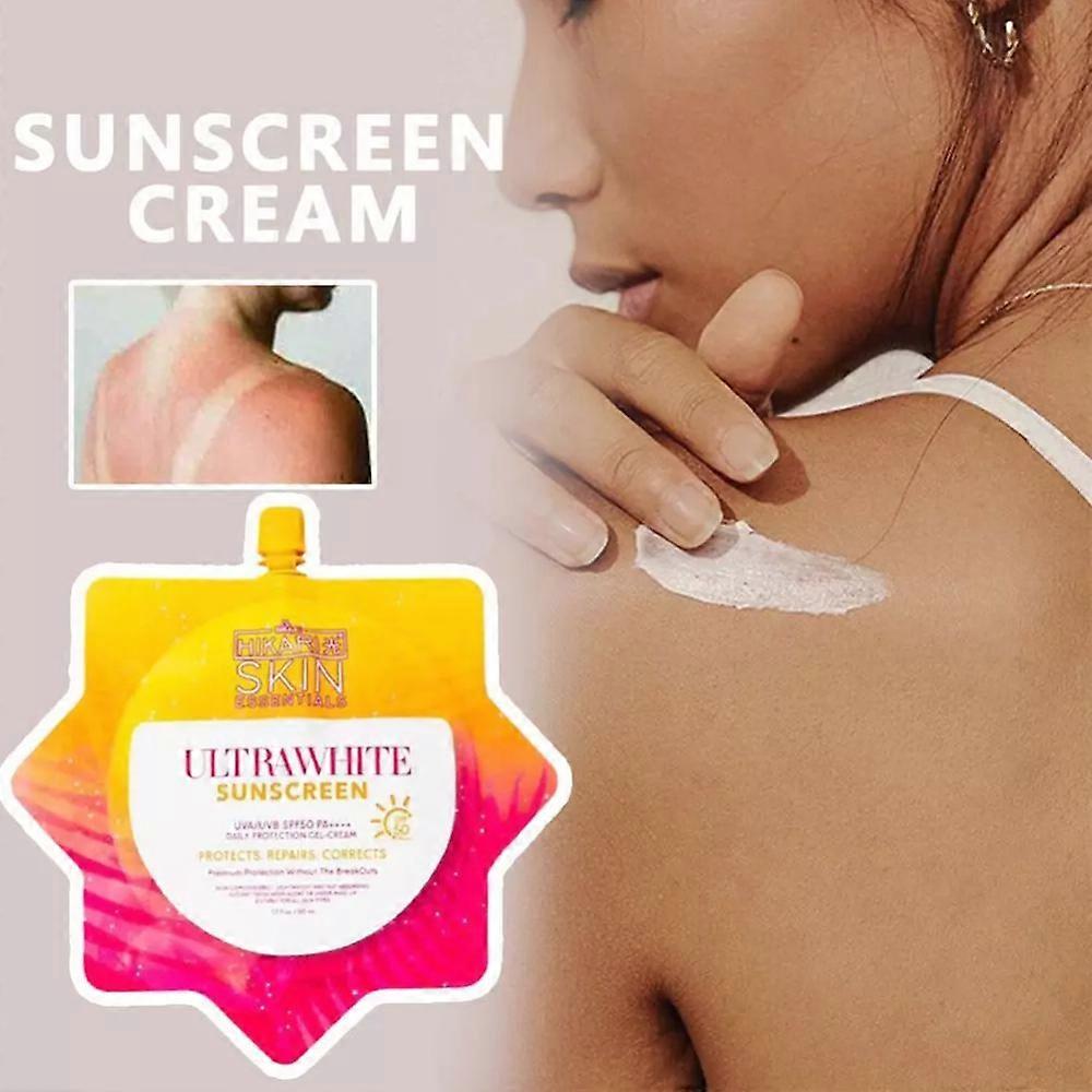 50ml Hikari Skin Essentials UltraWhite Sunscreen Gel-Cream SPF 50 UVA/UVB