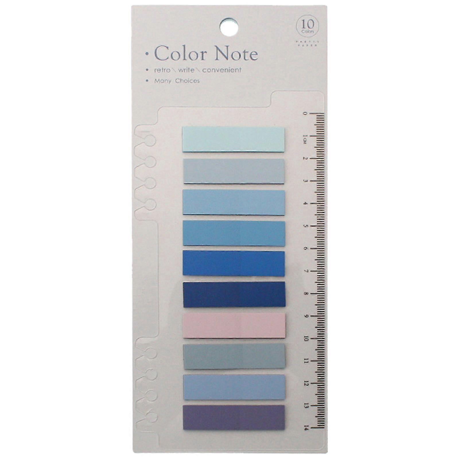 Transparent Sticky Note Tabs for Books, 200 PCS Vintage Clear Waterproof Self-Adhesive Translucent Colorful Sticky Index Tabs