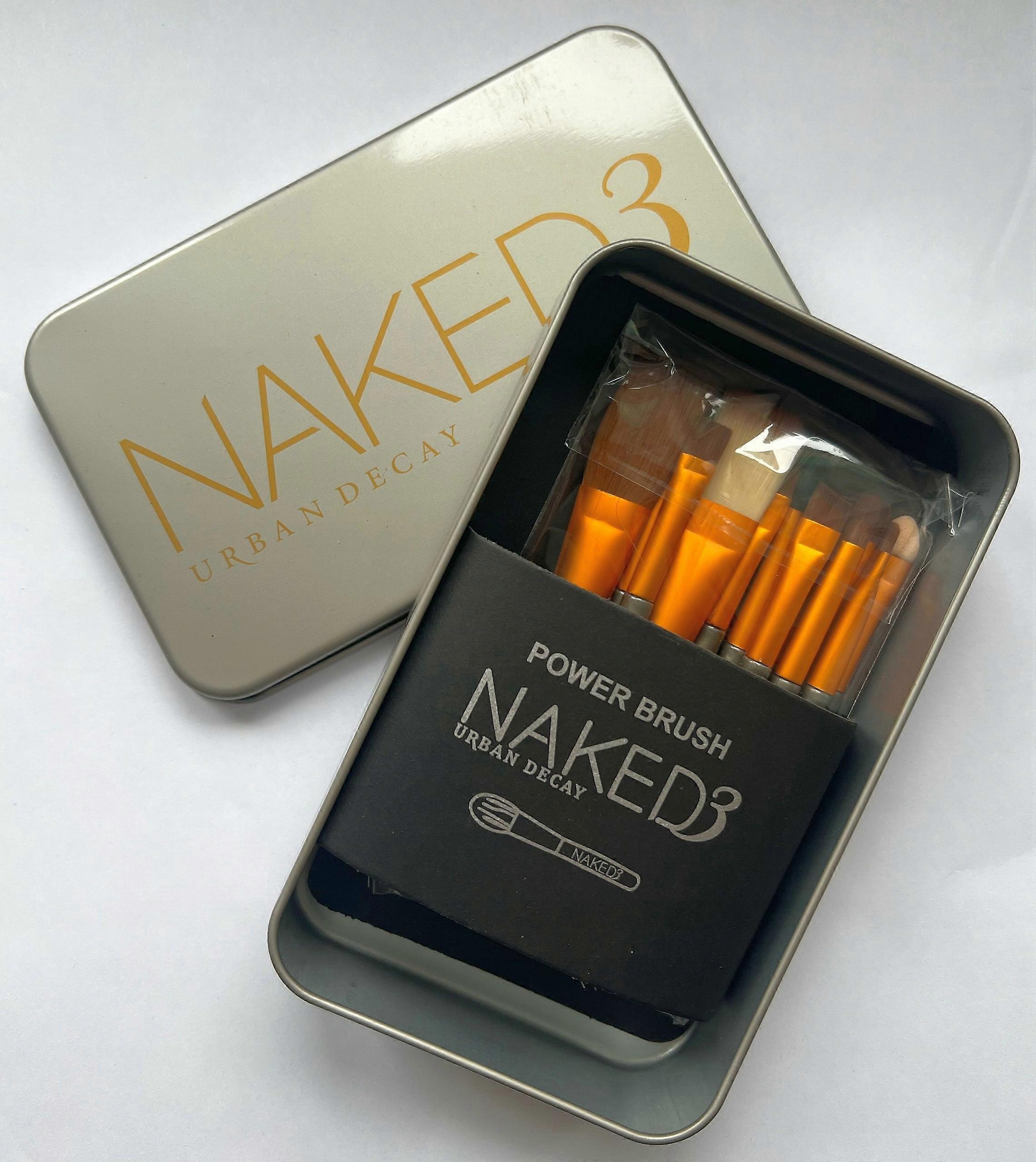 Ud Naked3 Make-up Pinsel Set 12 in einem Etui