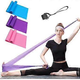 Resistance Bands Set, 3 Pack Professional Latex Elastic Bands For Home Or Gym Upper Lower Body Exercise