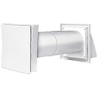 Wall Passive Air Intake Ventilation Kit 100mm with Adjustable Airflow Regulator Set