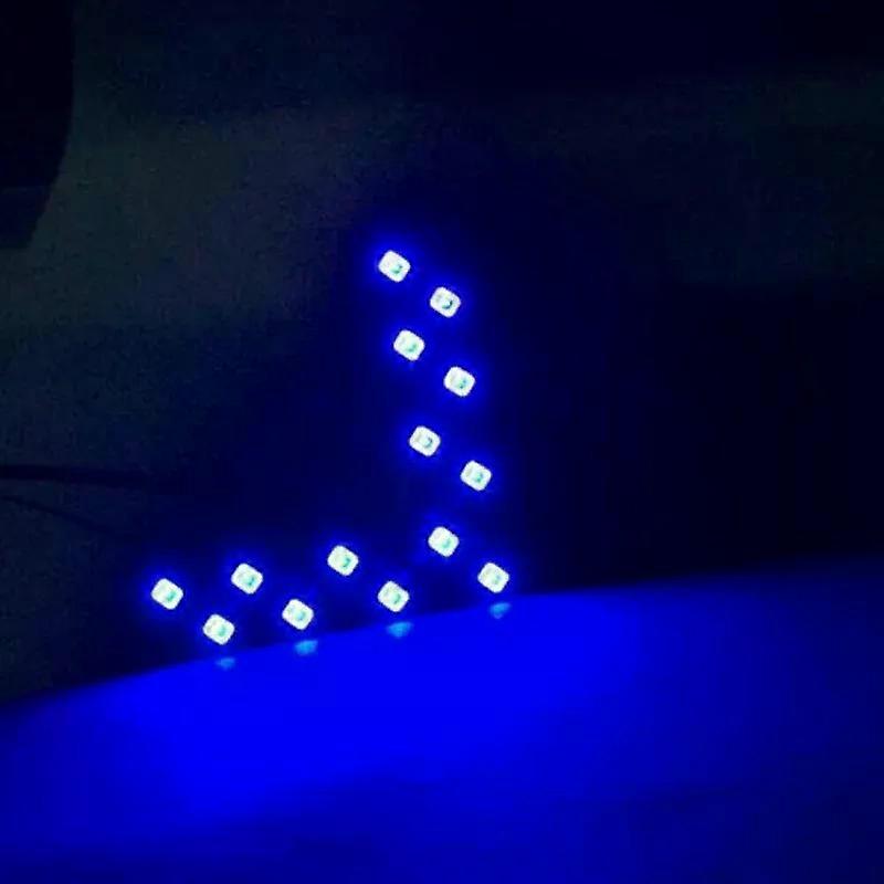 2pcs/set Car Rear View Mirror LED Arrow Panel Turn Signal Indicator Light