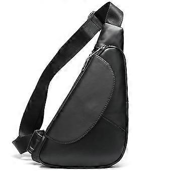 Äkta läder Axelväska för män Messenger Bag för män Små Crossbody-väskor för män Chest Pack Leath