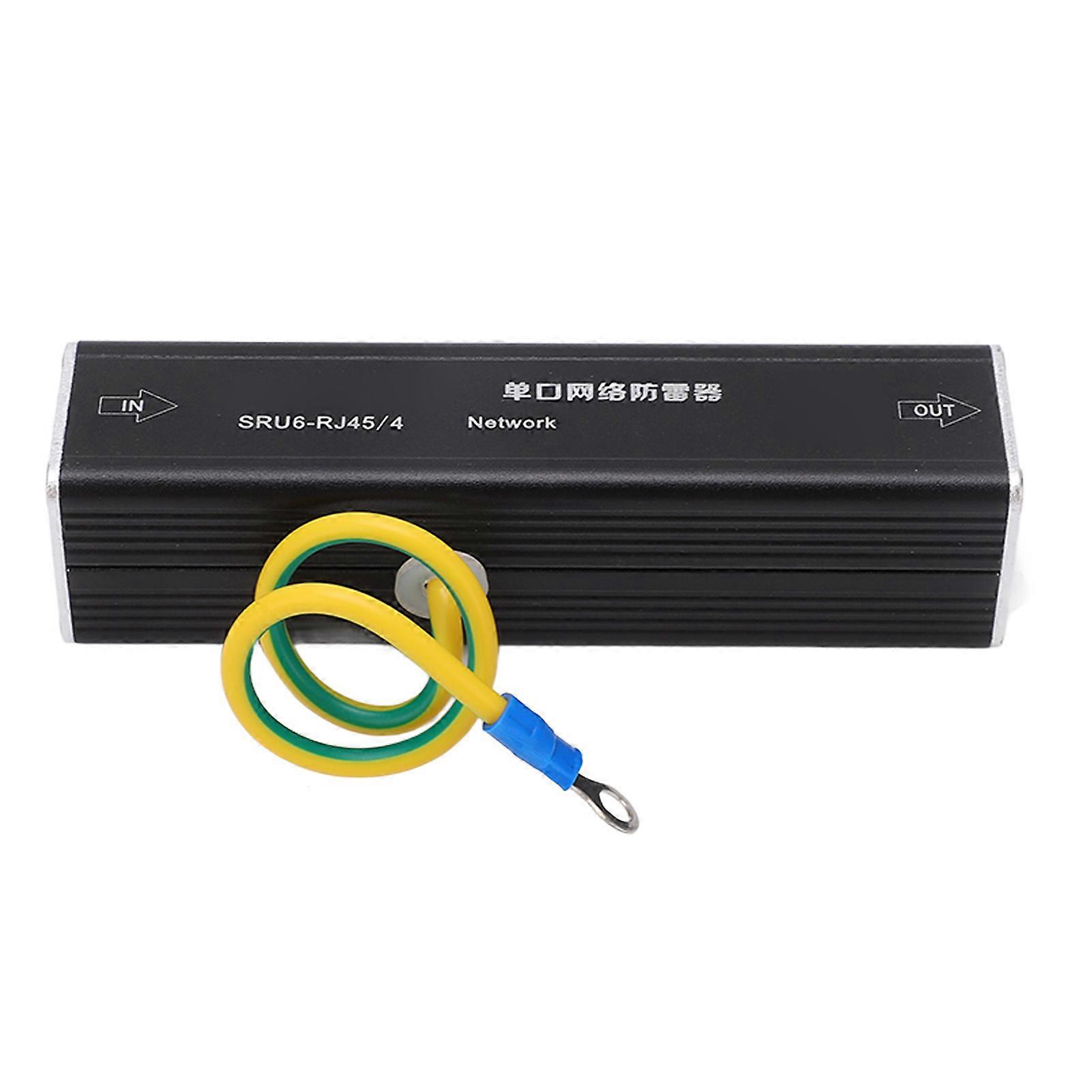Ethernet Surge Protector RJ45 Lightning Suppressor Thunder Arrestor for Protection 5V