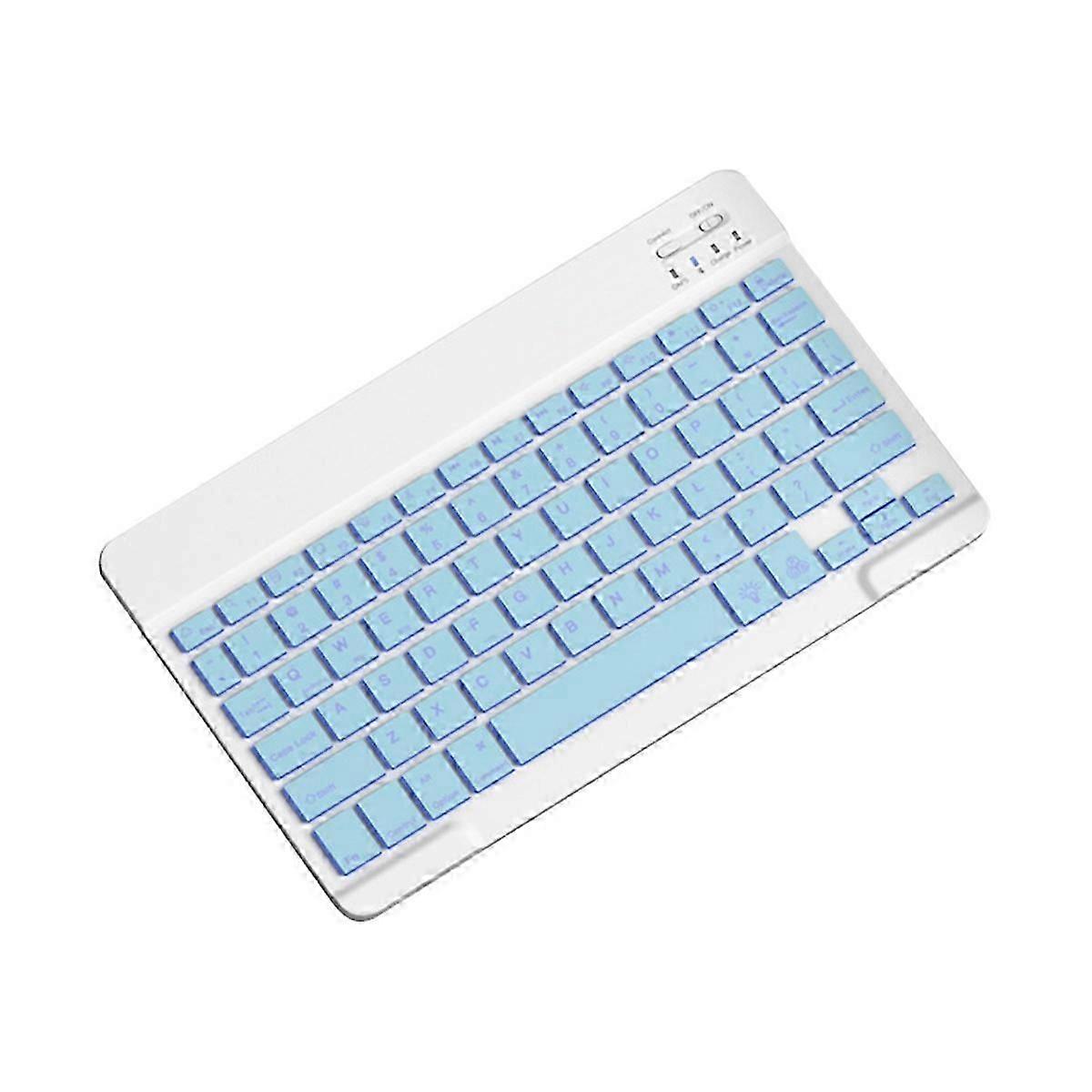 10inch Backlit Keyboard Bluetooth Protable Mini Mute Keyboard H
