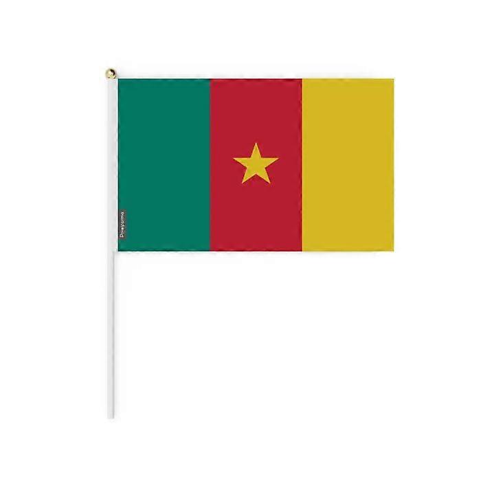 Miniature Flag - PIXELFORMA - Cameroon - 30 x 45 cm - 50 pieces - Polyester