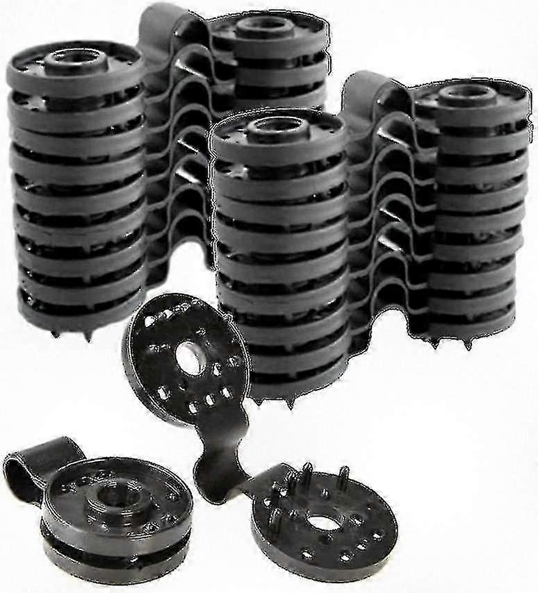 50 Anti-UV Treated Fixing Clips for Secure Viewing Screens and Hail Protection - External Net Fastening Hooks Compatible with Various Brands