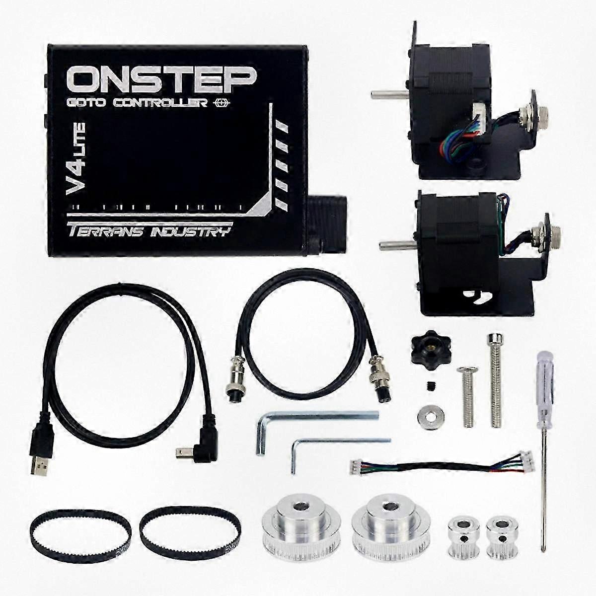 V4-Lite Onstep EXOS2 Equatorial Mount Upgrade Kit for Biaxial Tracking Astronomical Accessory Compatible with Certain Brands