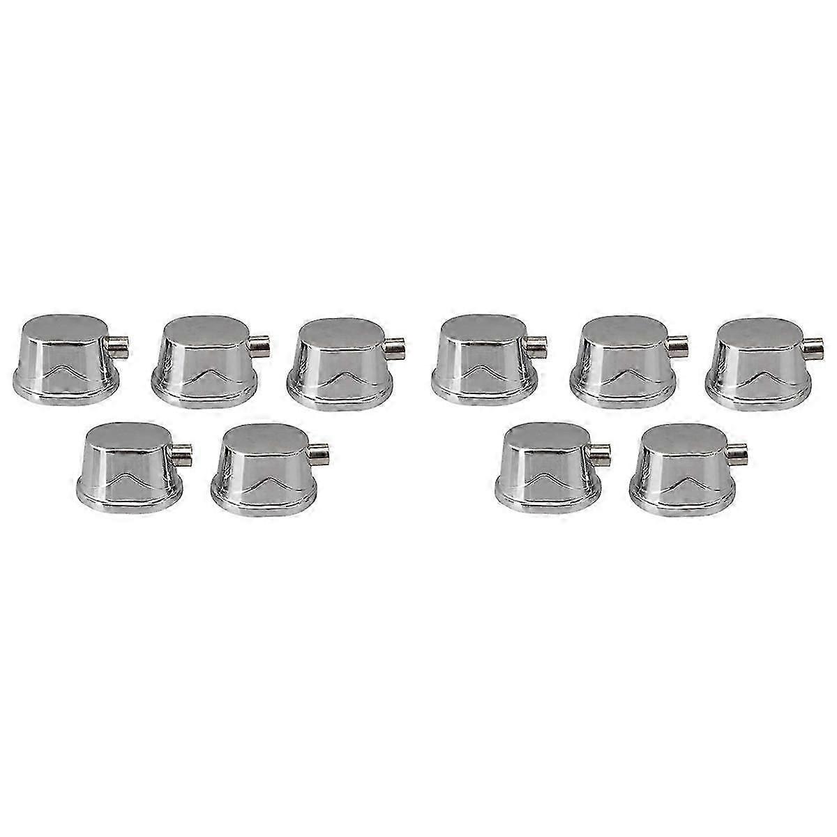 10PCS Silver Alloy Drum Kit Rectangular Claw Hook Lug Single End Drum Percussion Accessory Replacem