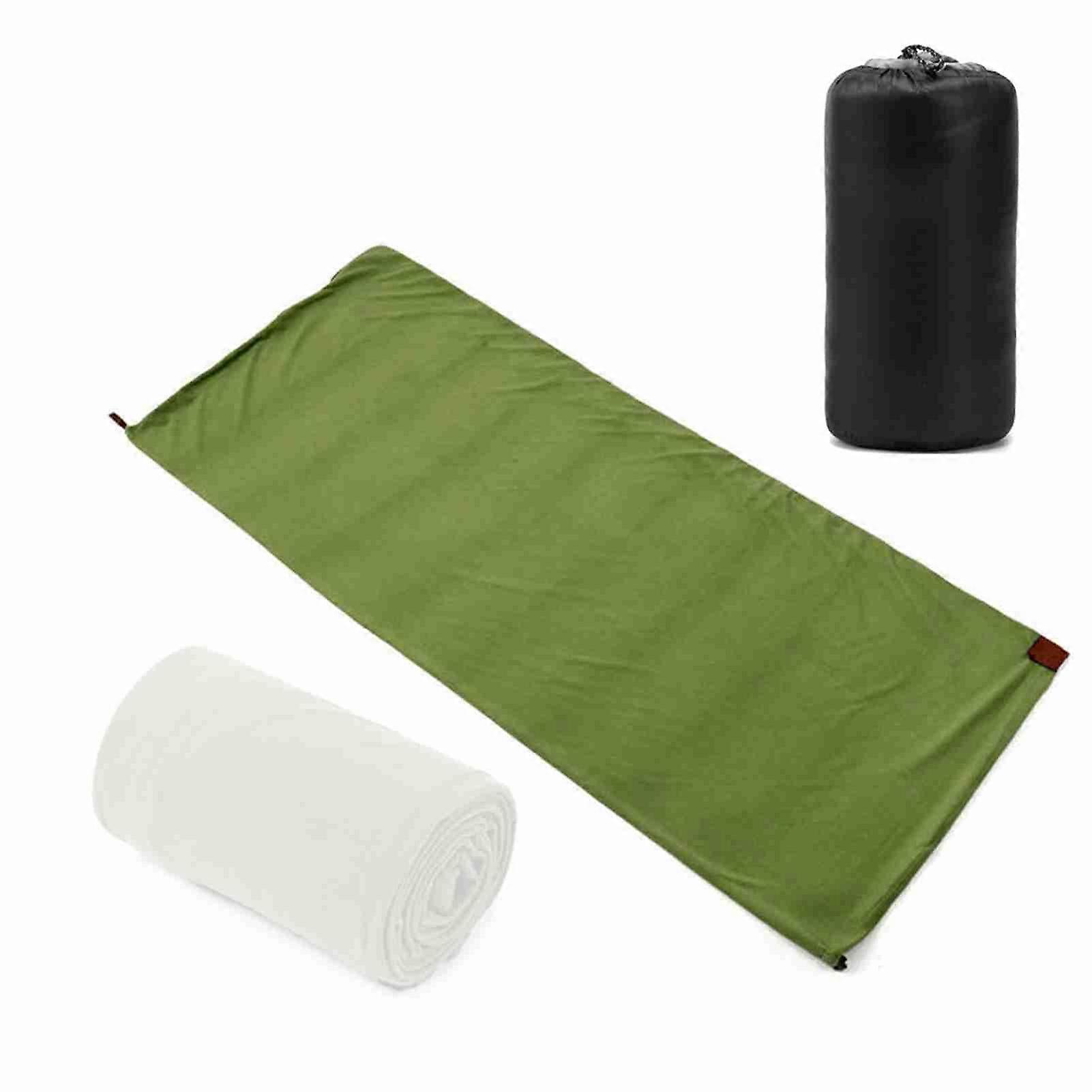 Sacs de couchage en plein air Sac de couchage d’urgence portable Sac de couchage en polaire léger pour le camping Voyage Randonnée