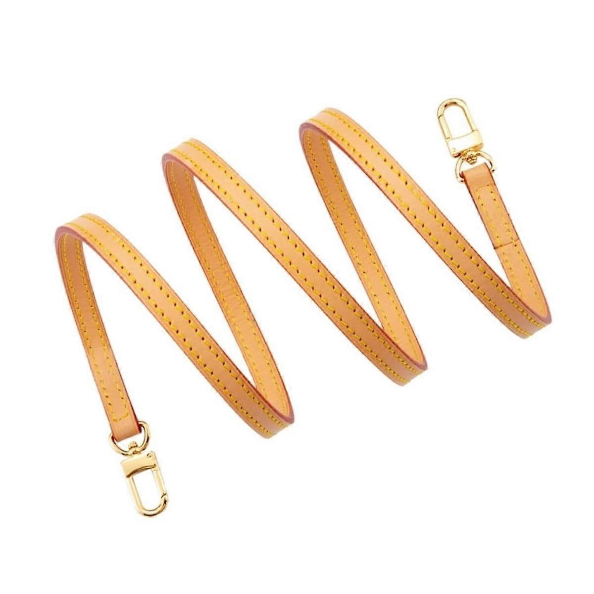 Δερμάτινα ανταλλακτικά λουράκια Vachetta για τσάντες Louis Vuitton Speedy, Pochette, Nano, Noe - πλάτος 0,43in, μήκος 23,6in