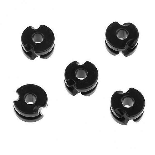 10X 5 Pieces Archery 1/8" Peep Sight Hole for Compound Bow Accessory Black