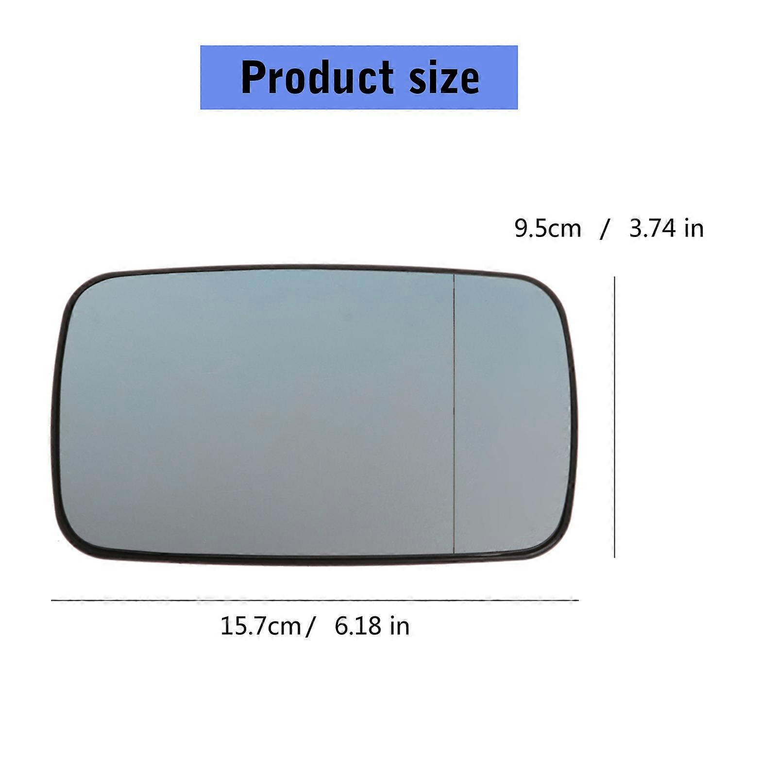 Auto Left Right Antifog Heated Rearview Mirror Glass Car Side Wind Mirror for 3Series E46