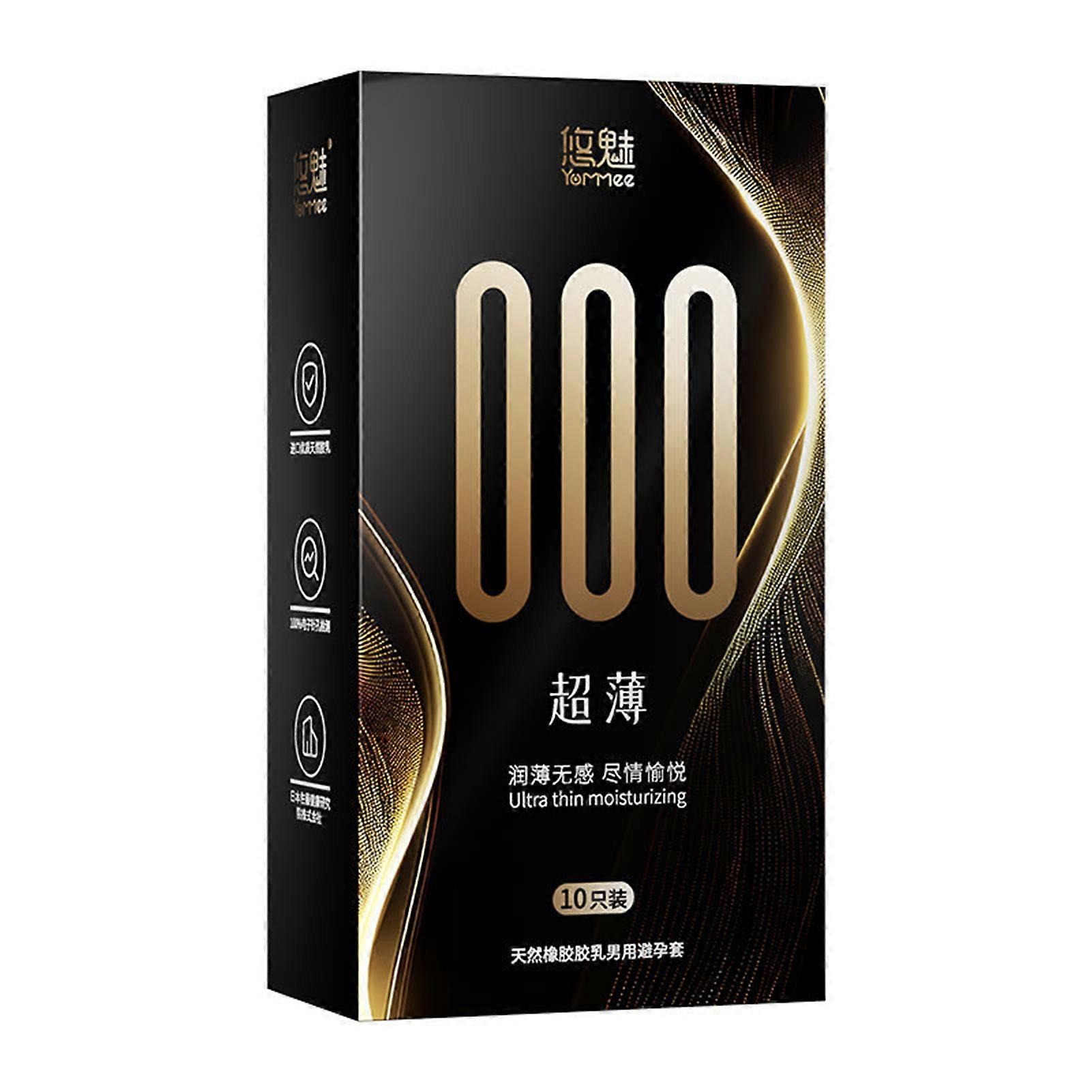 Thin Long-Lasting Delayed Condom Set Long Lasting Extra Lubricated Delay-Sex Condom for Sexual Intercourse