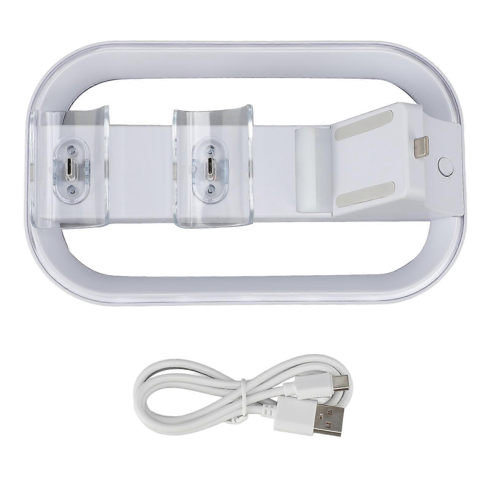 3-in-1 Game Console Charging Dock with RGB Lights for Portal - Fast and Secure Charging