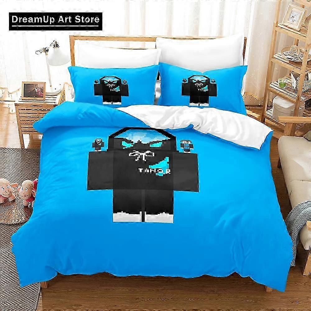3-Piece Bedding Set for Adults and Teens in Fashion Tanqr Style, Includes Duvet Cover and 2 Pillowcases, Ideal for Stylish Bedroom D��cor