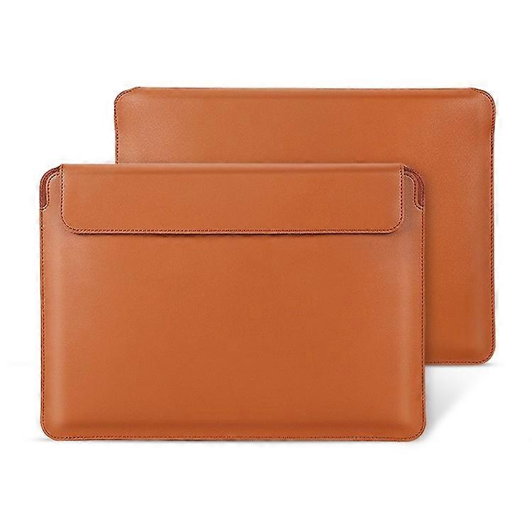 SS07 Laptop Sleeve for 13 inch Notebook, Cowhide Leather Waterproof Cover Horizontal Style Notebook Computer Case