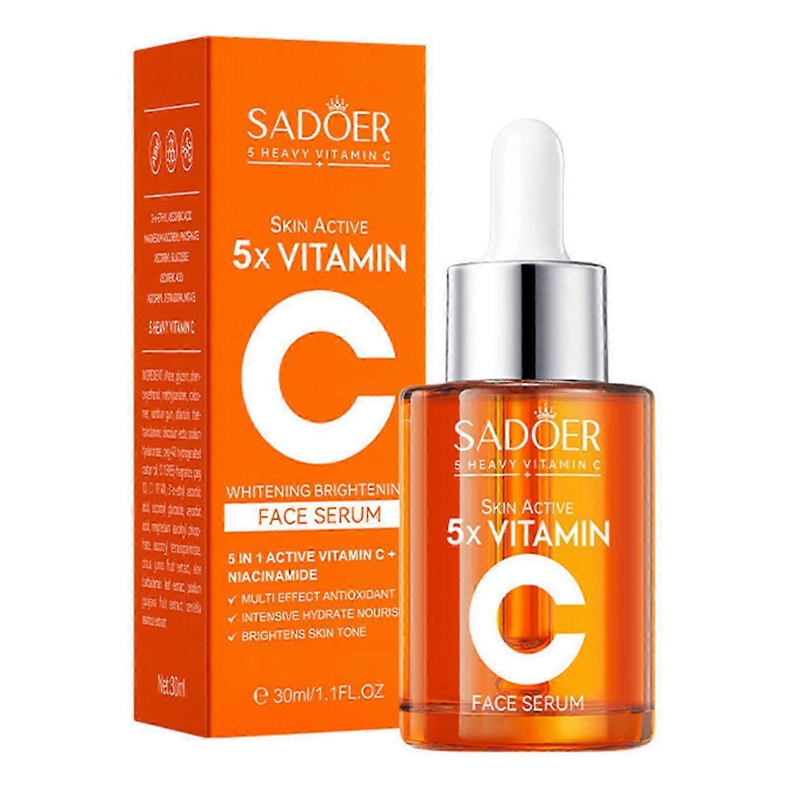 SADOER 5X Vitamin C Face Serum - 5-σε-1 Ορός Προσώπου για Λάμψη &; Αντιγήρανση με Centella Asiatica | 1