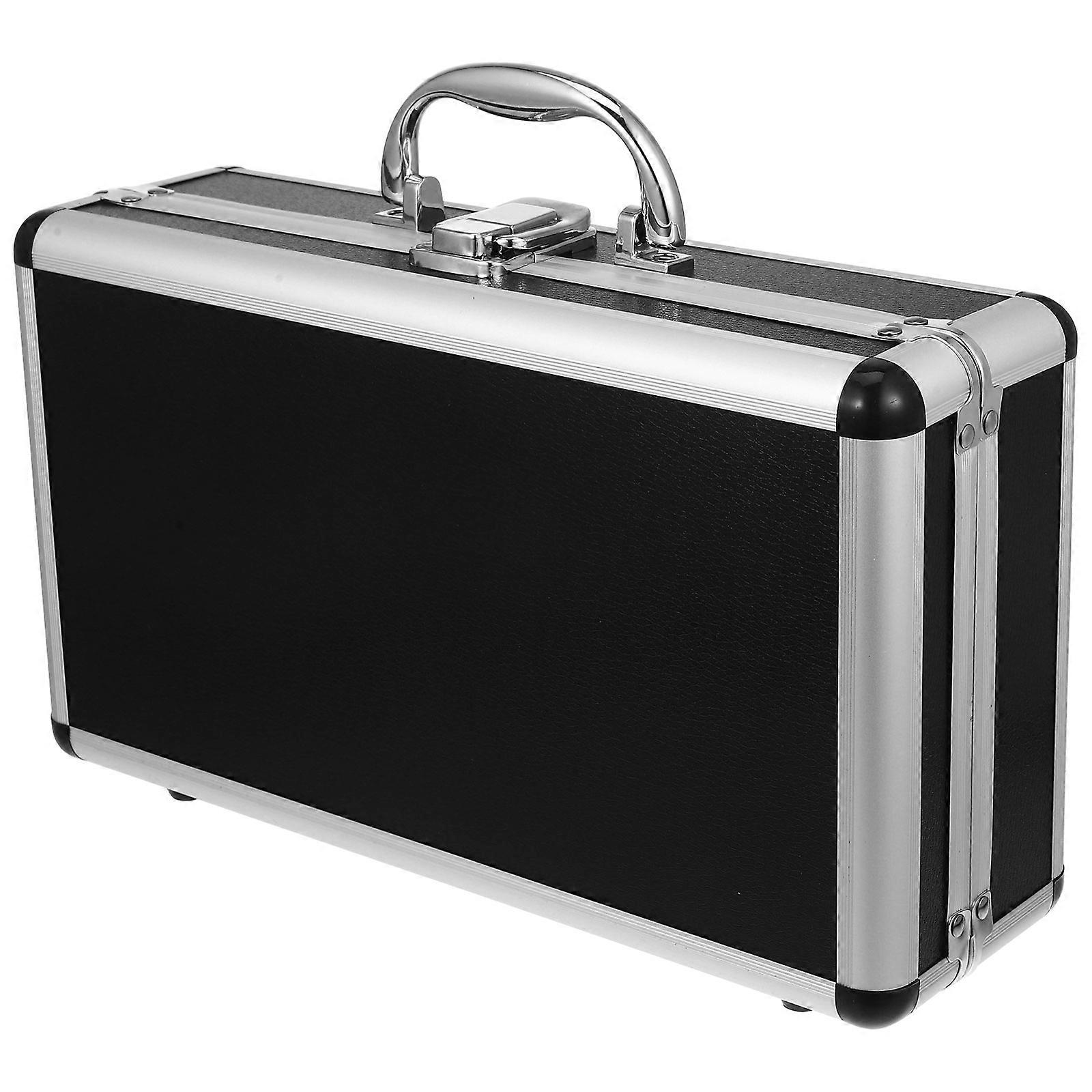Lockable Portable Aluminum Alloy Multi Function Storage Box with Handle for Tools, Medicine at Home, Office, Travel – Durable & Sturdy Design