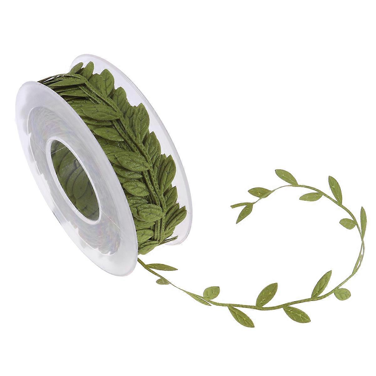 Versatile Leaf Ribbon for Scrapbooking, present Wrapping, and Accessory Design