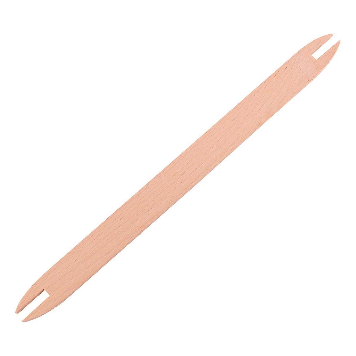 Wooden Shuttle Weaving Stick Durable DIY Knitting Tool for Sweaters, Scarves & Tapestry Crafting – Smooth Sanded Edges for Comfortable Hand Use