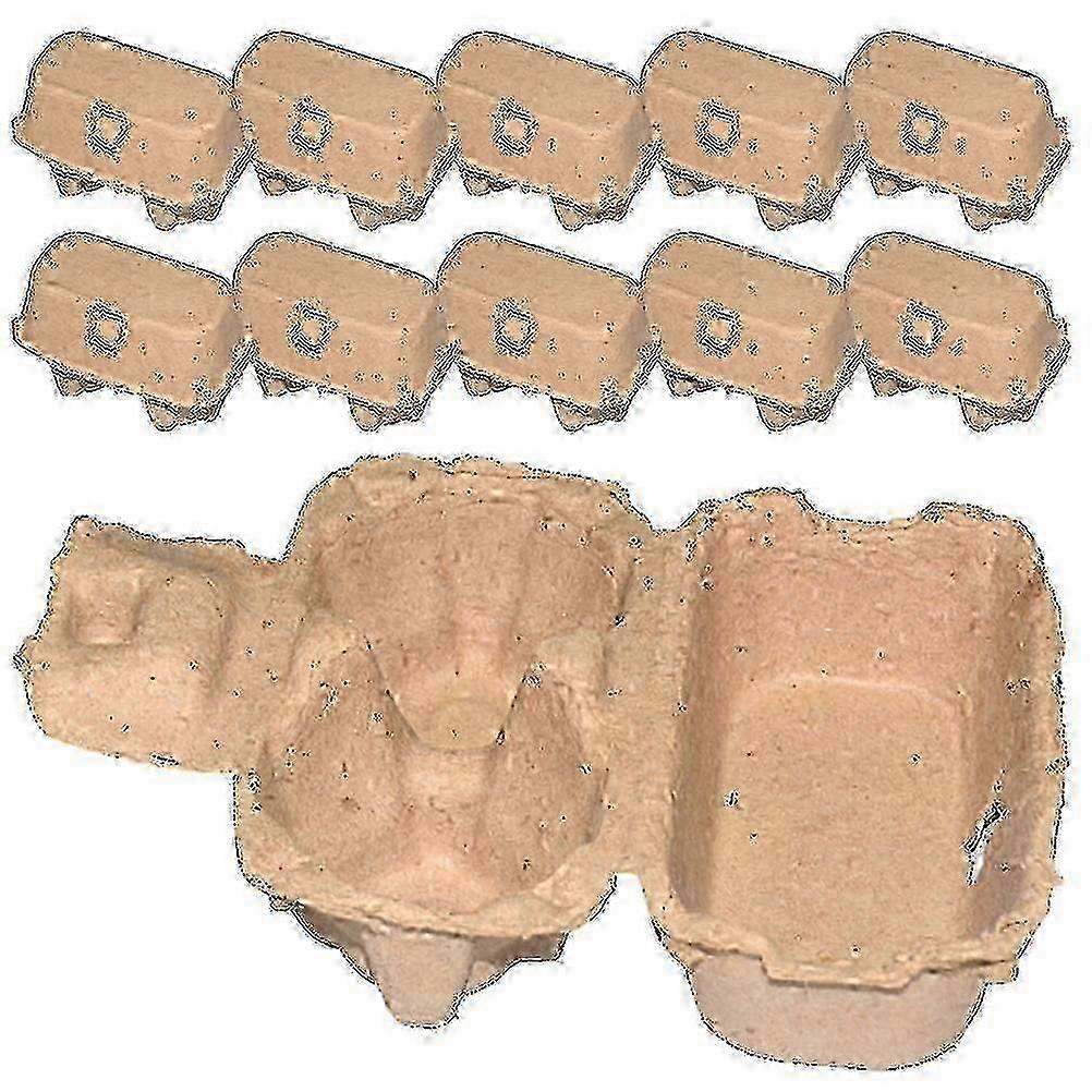 2025 25pcs Household Empty Egg Cartons Paper Pulp Egg Cartons Paper Pulp Egg Containers - HZ