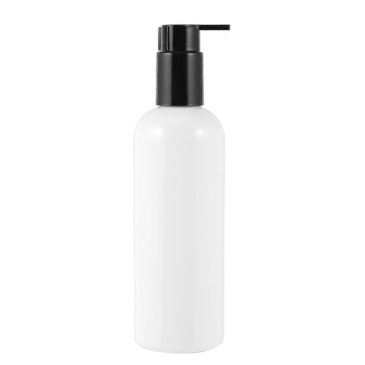 Shampoo Bottles Refillable Lotion Containers Bottle 300ml White Plastic Press Pump For Home Use 10Set