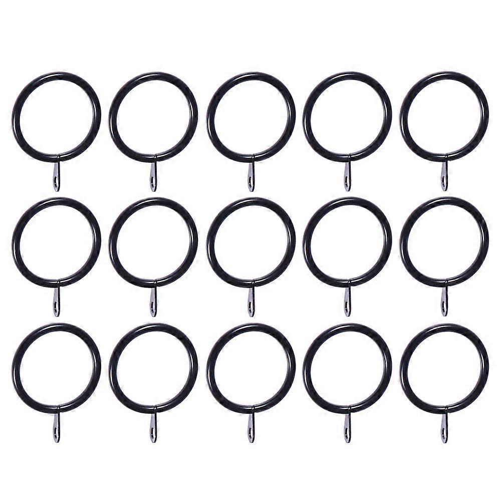 Drapery Rings Plastic Indoor Use Light Blocking Curtains 4.00X4.00X0.30cm 20Sets