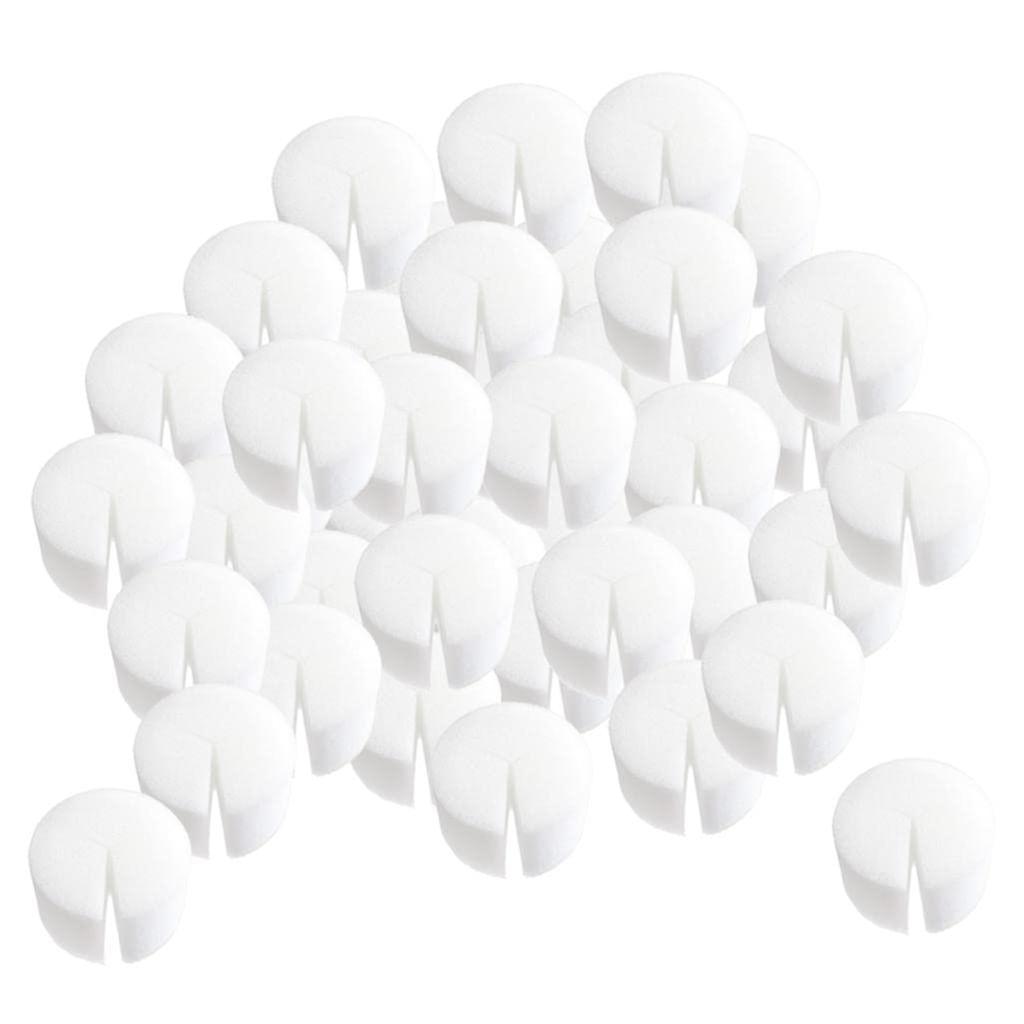 Sponges Pack Of 50 For Seed Starting In Hydroponics, Bottomless Cultivation System, 50 x 30 mm