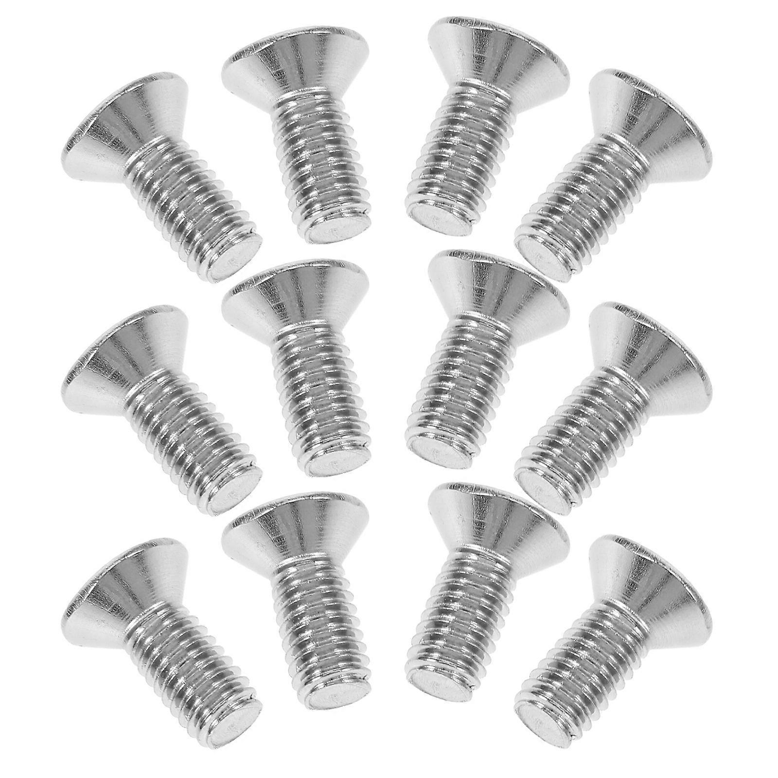12pcs Car Disc Brake Screws Durable Fixed Bolts Compatible with Honda Easy Install Reliable Connection for Consistent Braking Performance