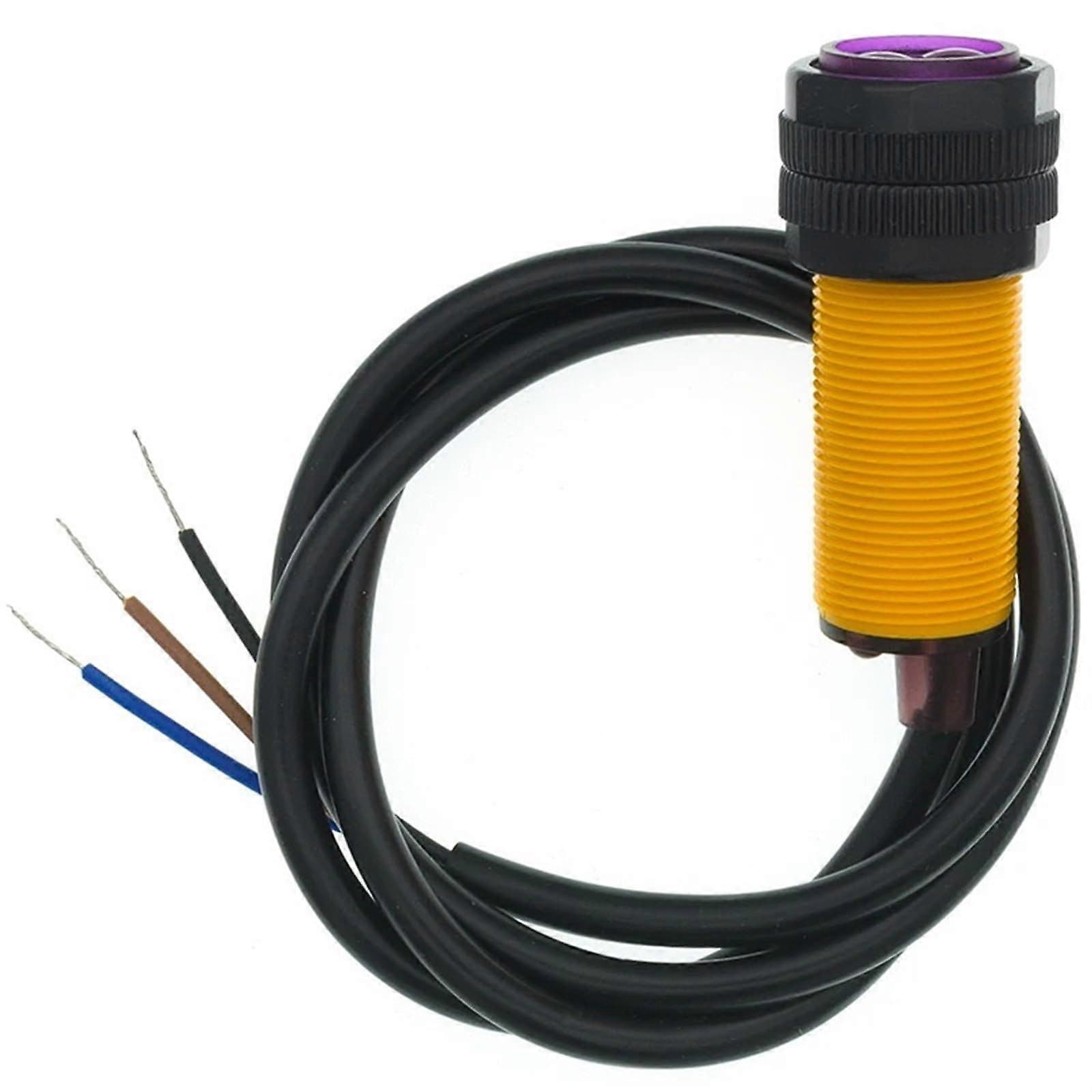 E18-D80NK Infrared Obstacle Avoidance Sensor Proximity Switch Adjustable 3-80 cm Detection Range Features
