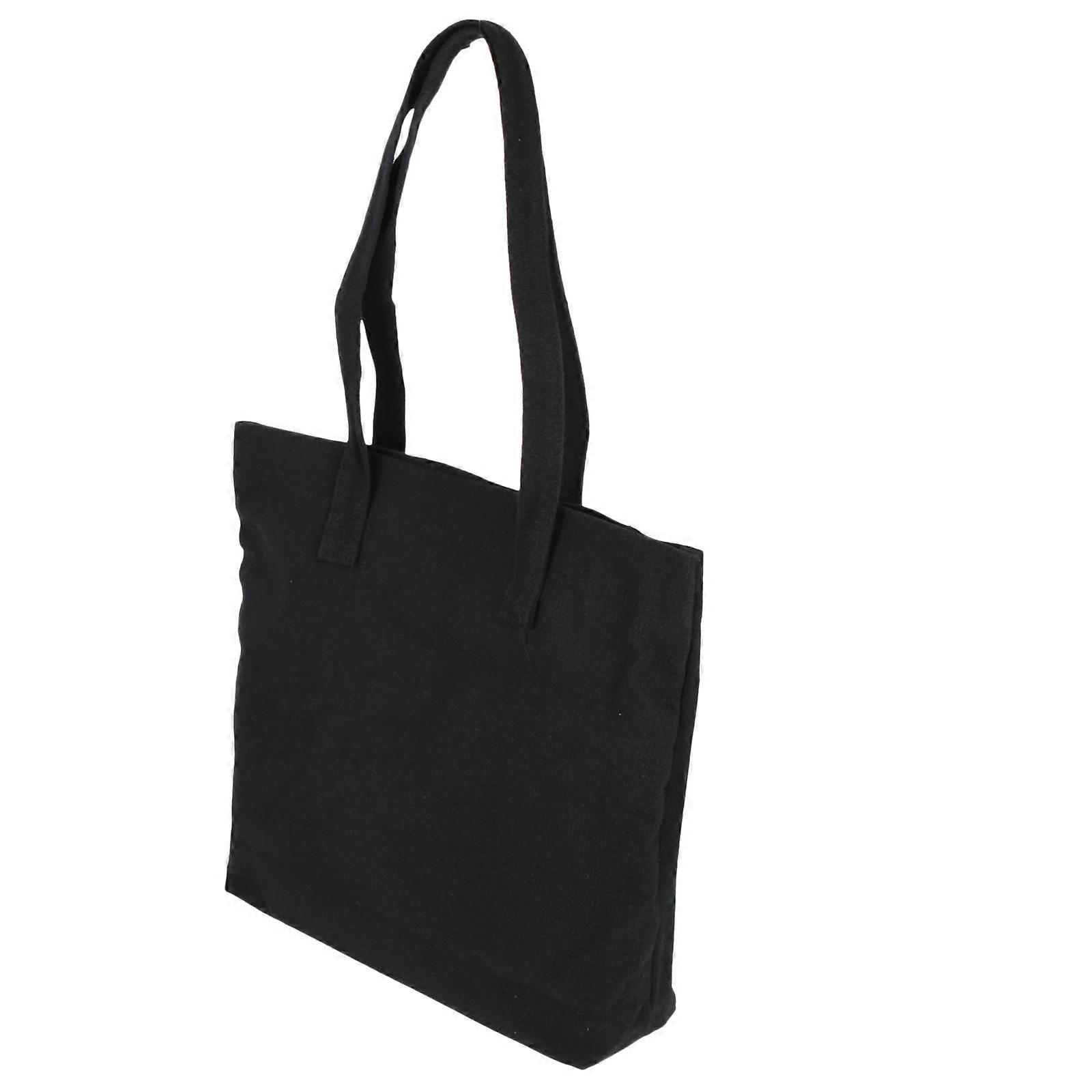 Tote Bag Canvas Single-Shoulder Bag Rectangular Design For Daily Use Travel 36X35X10CM Portable 1Pcs