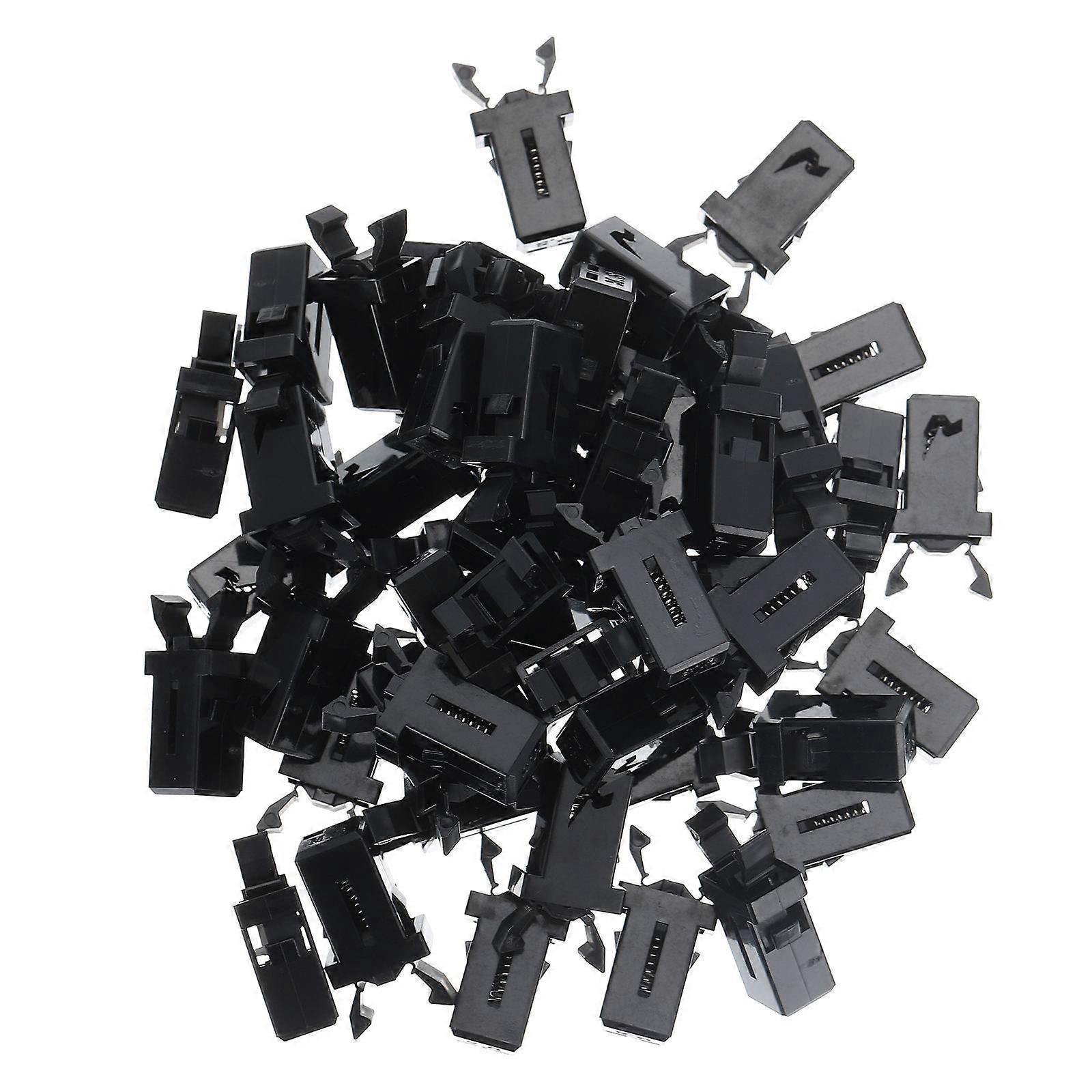 Replacement Catch Latch Trash Can Lid Plastic Lock Home Public Places Smooth Surface 2.10X1.20X0.70CM 50Pcs