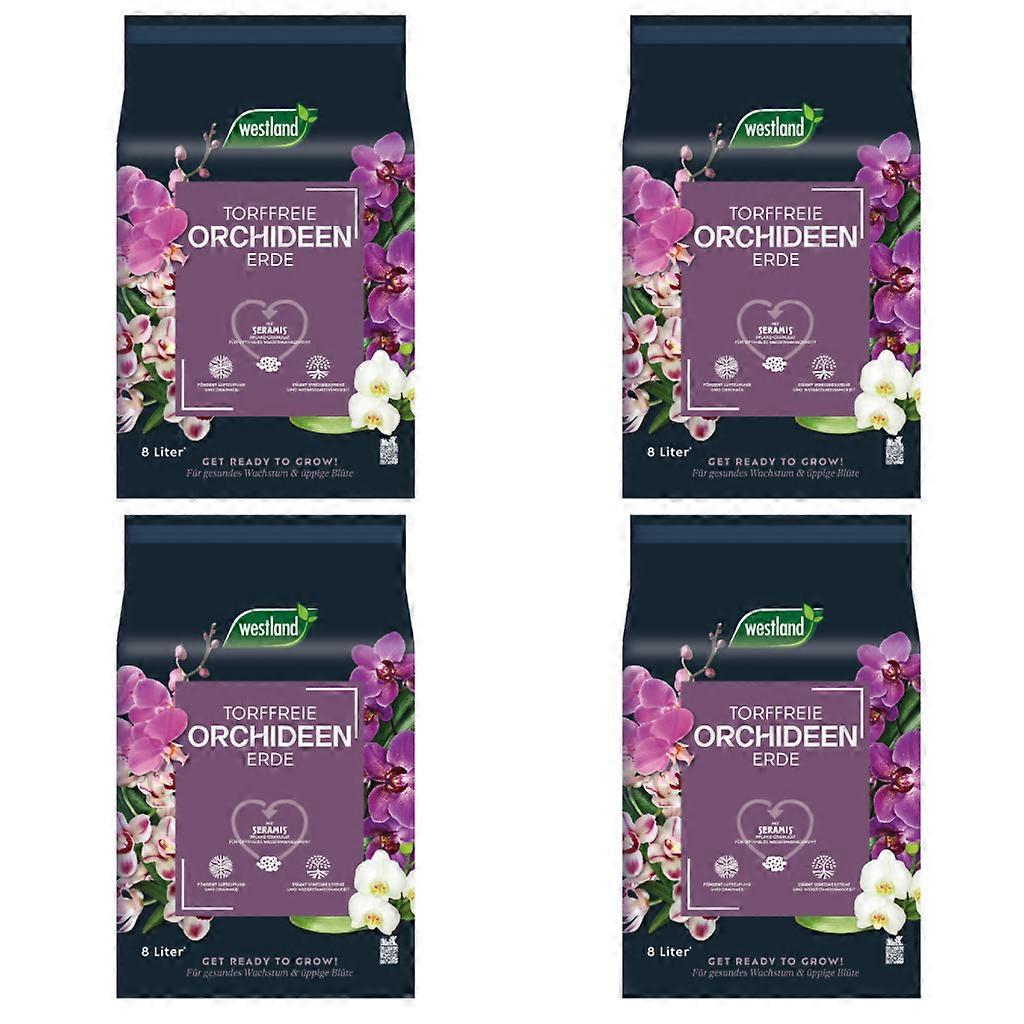 4 x WESTLAND® orchid soil, 8 litres