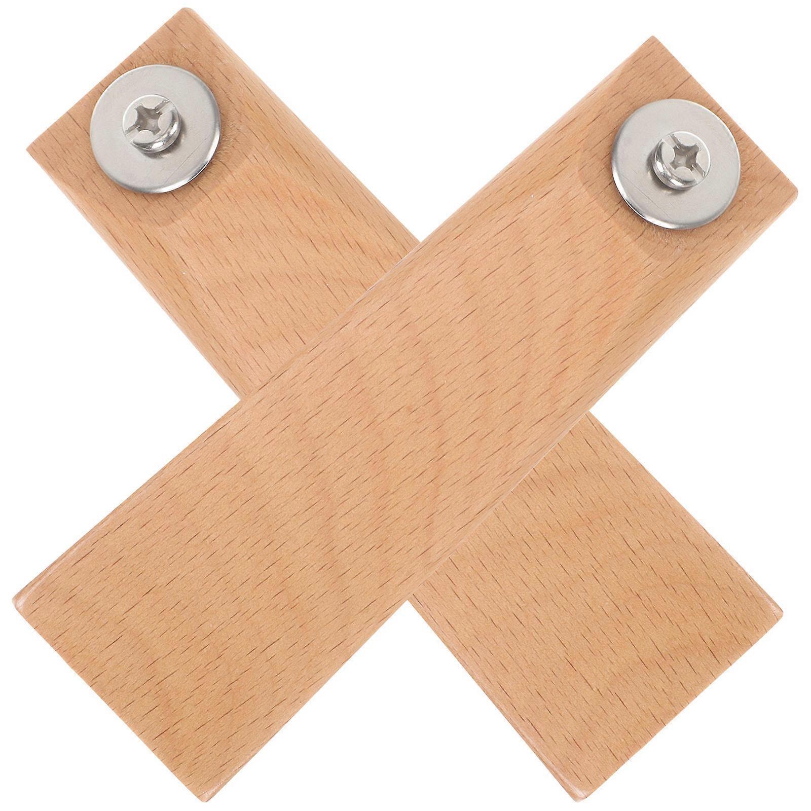 Pot Lid Wood Knob Insulation Safe and Reliable for Kitchen Use 2Pcs