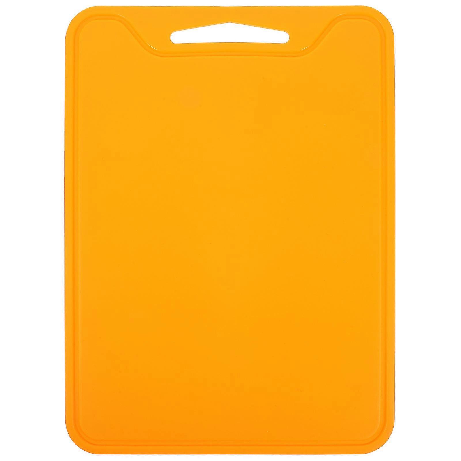 Silicone Boards Portable Foldable Chopping Board Kitchen Use Orange 30.00X22.00X0.50CM Anti-Skid 1Pcs