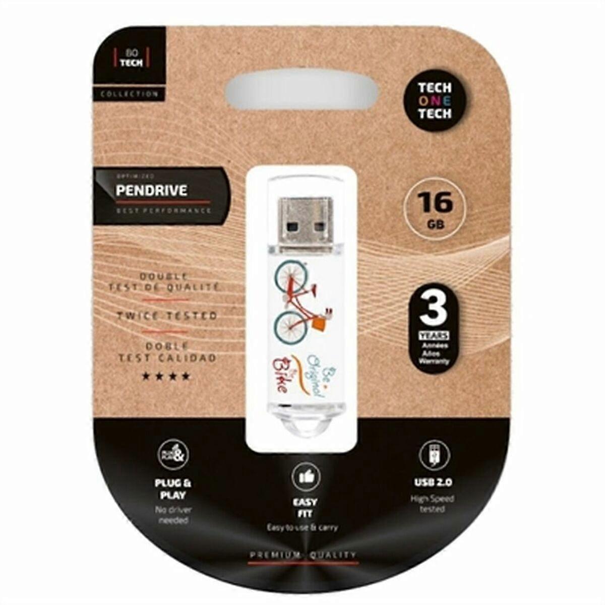 Clé USB Tech One Tech TEC4005-16 16 Go