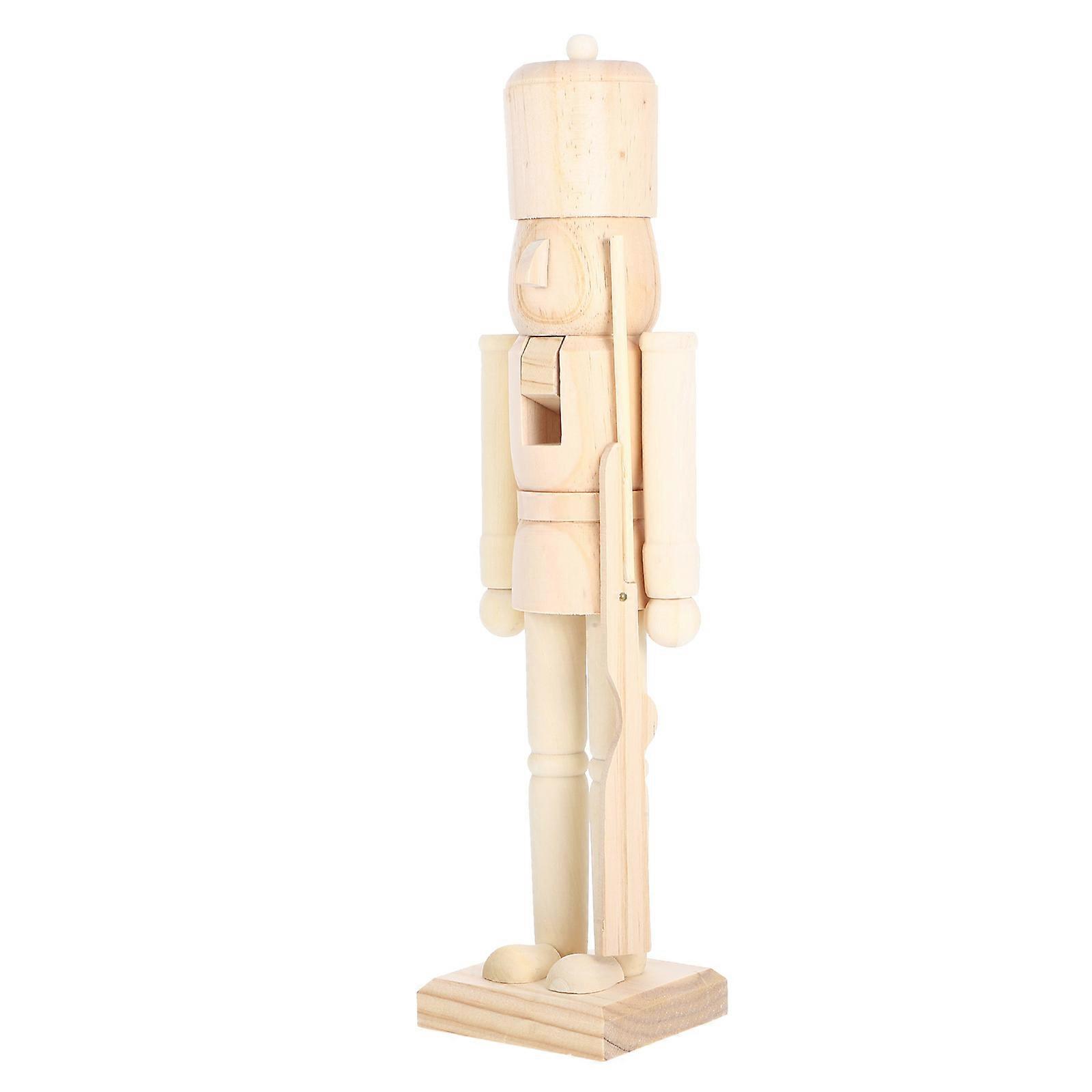 Nutcracker Figures Diy Nutcracker Ornament Soldier Figure Christmas Home Decoration 1Set