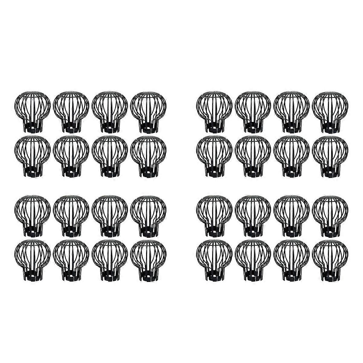 32Pcs Plastic Gutter Guards, Downpipe Leaf Guard, Downspout Filter, Drain Pipe Debris Dirt Protector