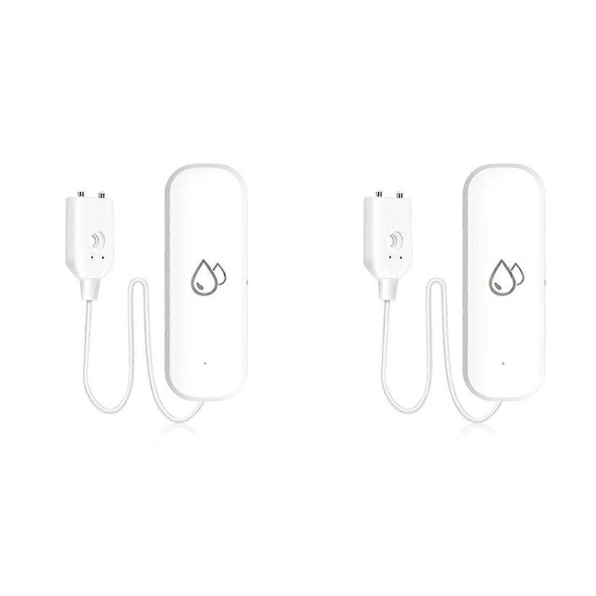 Tuya Water Sensor Alarm Water Leak Detector Flood Alert Overflow Security Alarm System Works