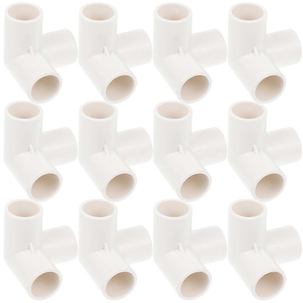 Pvc Elbow Fitting Water Connection Diy Projects 20Pcs Dn20 25mm White