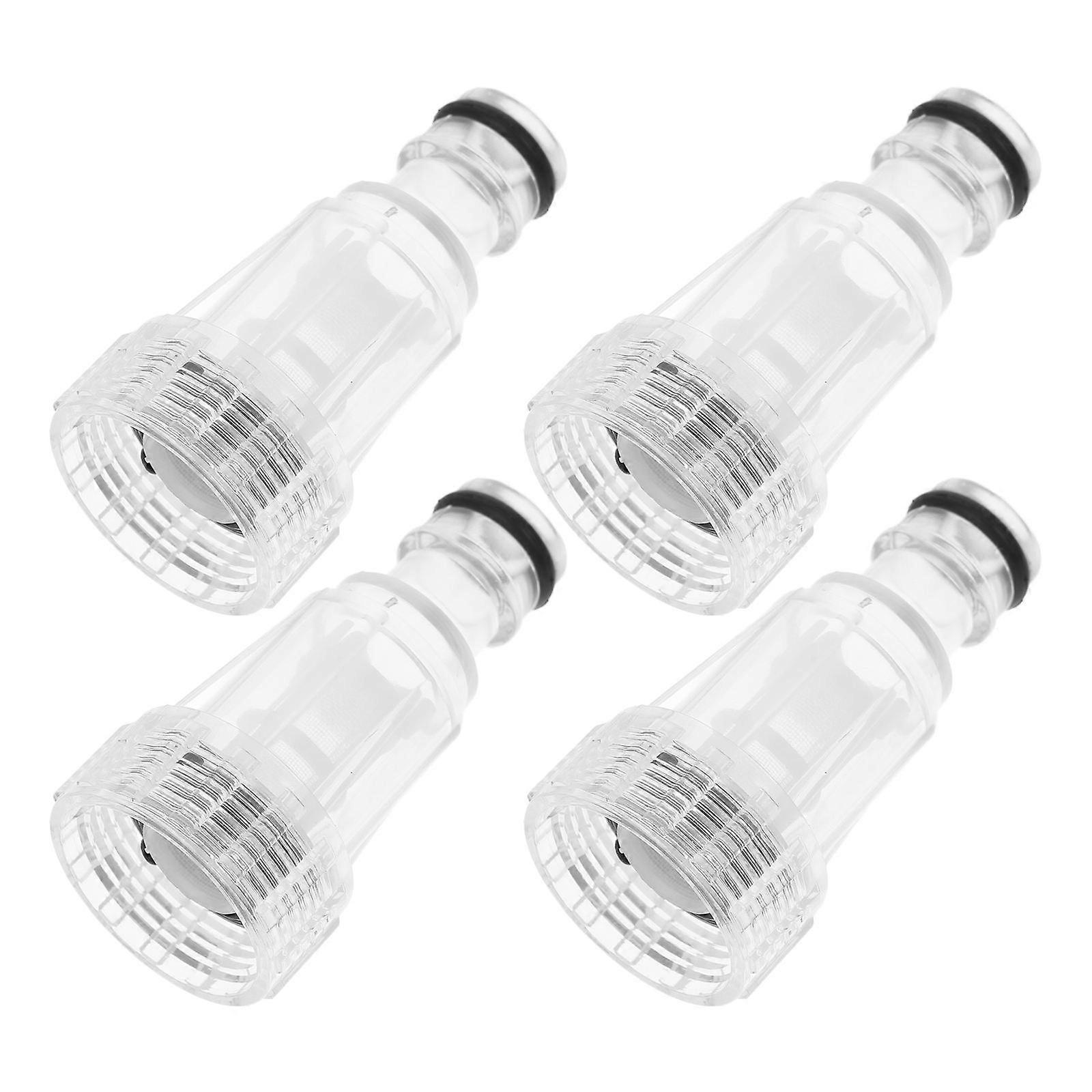 4pcs Water Inlet Filter Connector Hose Fittings Quick Connect Adapter for Pressure Washers & Washing Machines