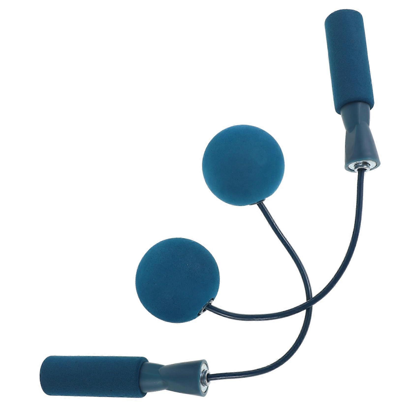 1 pair wireless skipping rope ropes for training skipping rope without rope weighted jump ropes rope without skipping rope blue pp